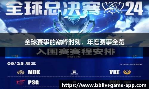 全球赛事的巅峰时刻，年度赛事全览